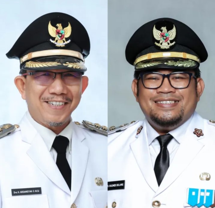 Bupati Kutai Timur (Kutim), Ardiansyah Sulaiman dan Wakil Bupati Kasmidi Bulang. Foto: istimewa