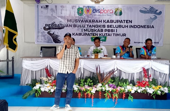 Daniel P. Sebayang Terpilih sebagai Ketua PBSI Kutim