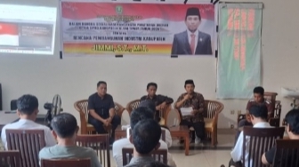 Ketua DPRD Kutai Timur, Jimmi, saat Sosialisasi RPIK di Sangatta (Ist)
