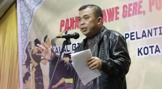 Agus Haris, Wakil Wali Kota Bontang hadiri pelantikan KMA Bontang (dok. Prokompim)