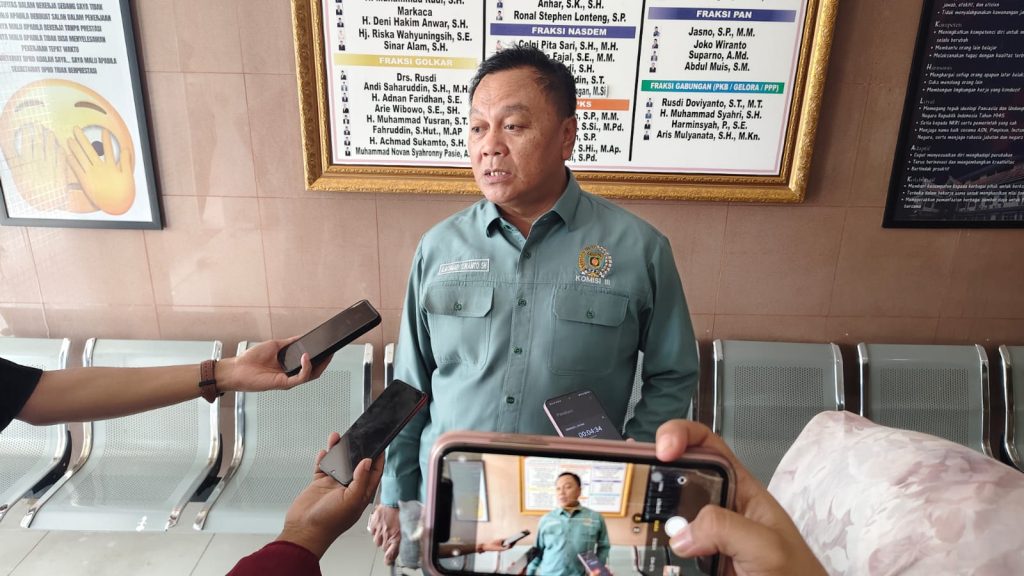 Ketua Panitia Khusus (Pansus) Laporan Keterangan Pertanggungjawaban (LKPJ) Tahun 2025 DPRD Samarinda, H. Achmad Sukamto, S.H.,